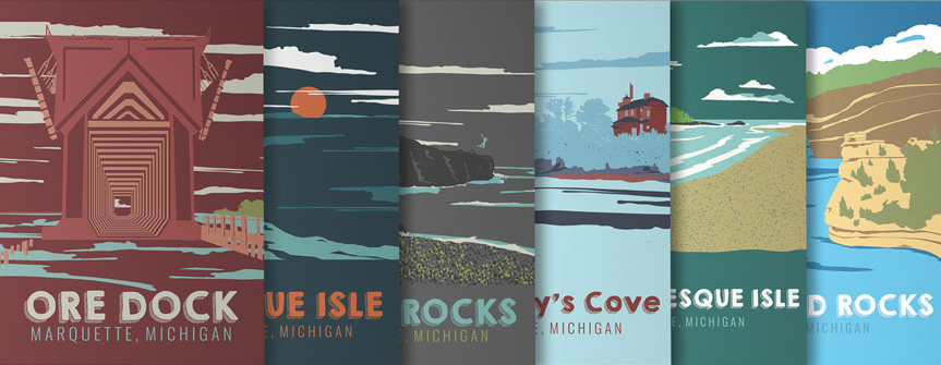 because-marquette-yooper-shirts-Ore-dock-presque-isle-blackrocks-black-rocks-mccartys-cove-little-presque-isle-pictured-rocks-posteres-from-maruqette-munising-michigan
